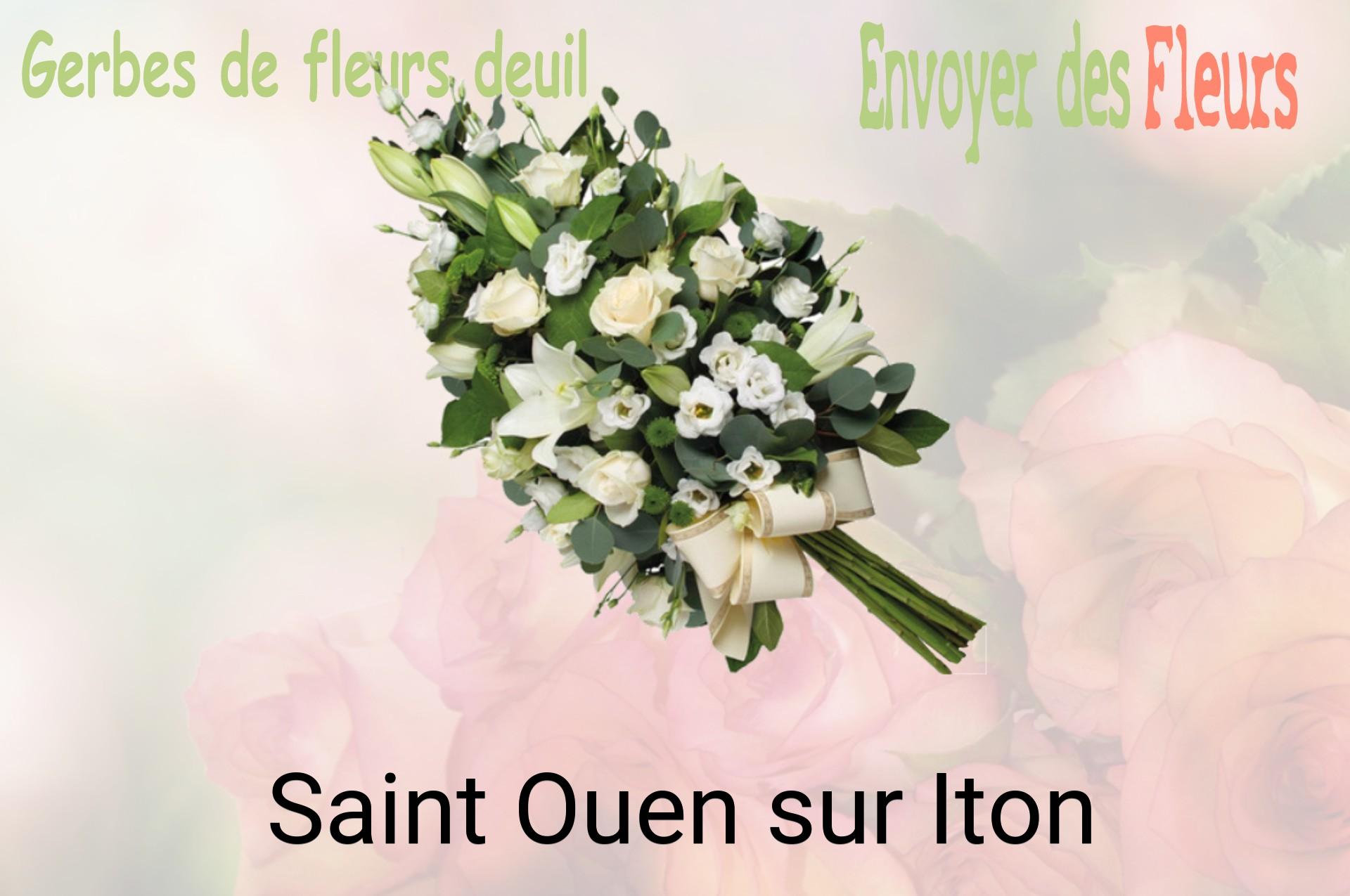 Gerbe de fleurs de deuil livrée à Saint-Ouen-sur-Iton